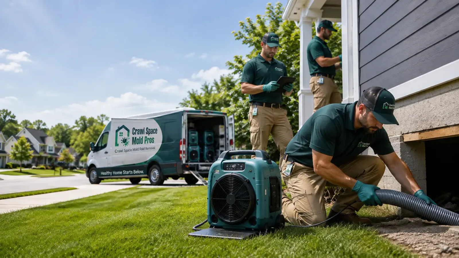 Crawl Space Mold Removal in Seaview, WA